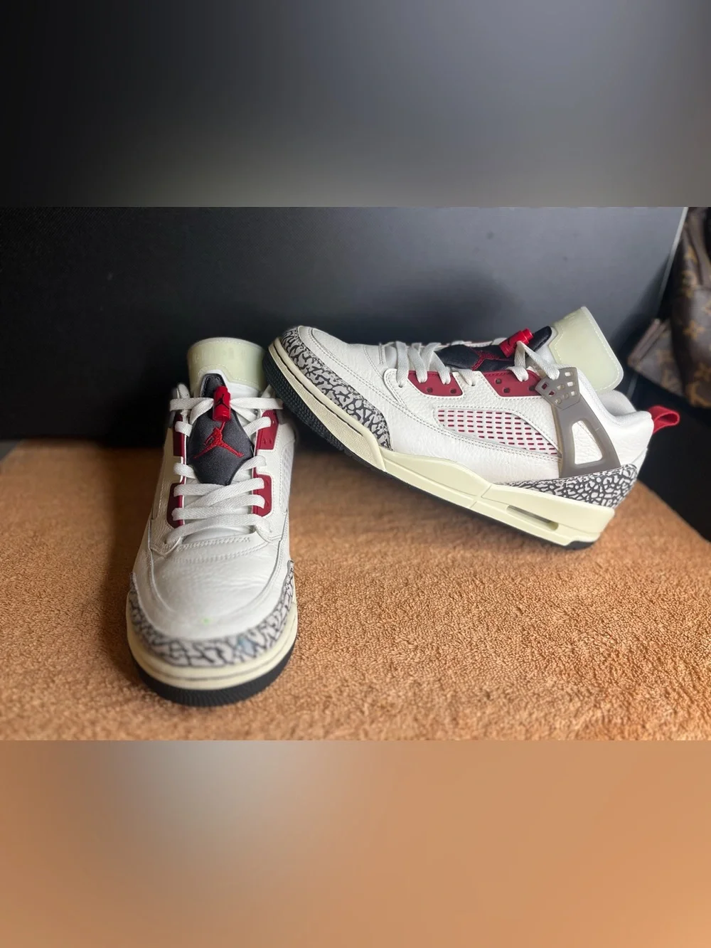 Jordan Spizike Low Sail Sneaker Trainer Leather Men’s Size 11.5 FQ1759-116 Nike